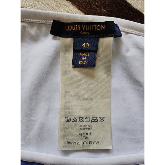 Louis Vuitton Monogram Ombre Bikini Bottom Blue Size 40 - Picture 6 of 6